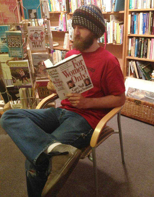 142003232093592 Here Are 13 Awkward Books People Think Its Okay To Read In Public