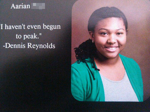 1420348180649524 30 High School Students That Left A Hilarious Legend Behind In Their Yearbooks