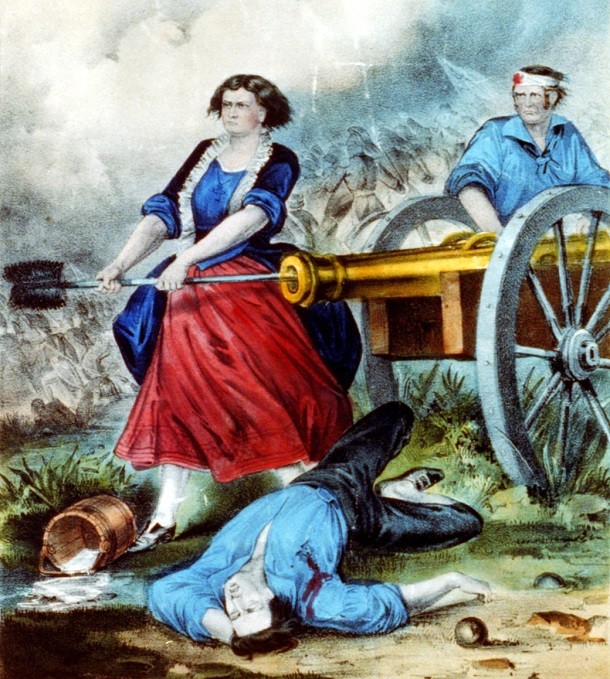 Molly Pitcher currier ives 610x679 20 Women Who Made History By Bending Gender Roles