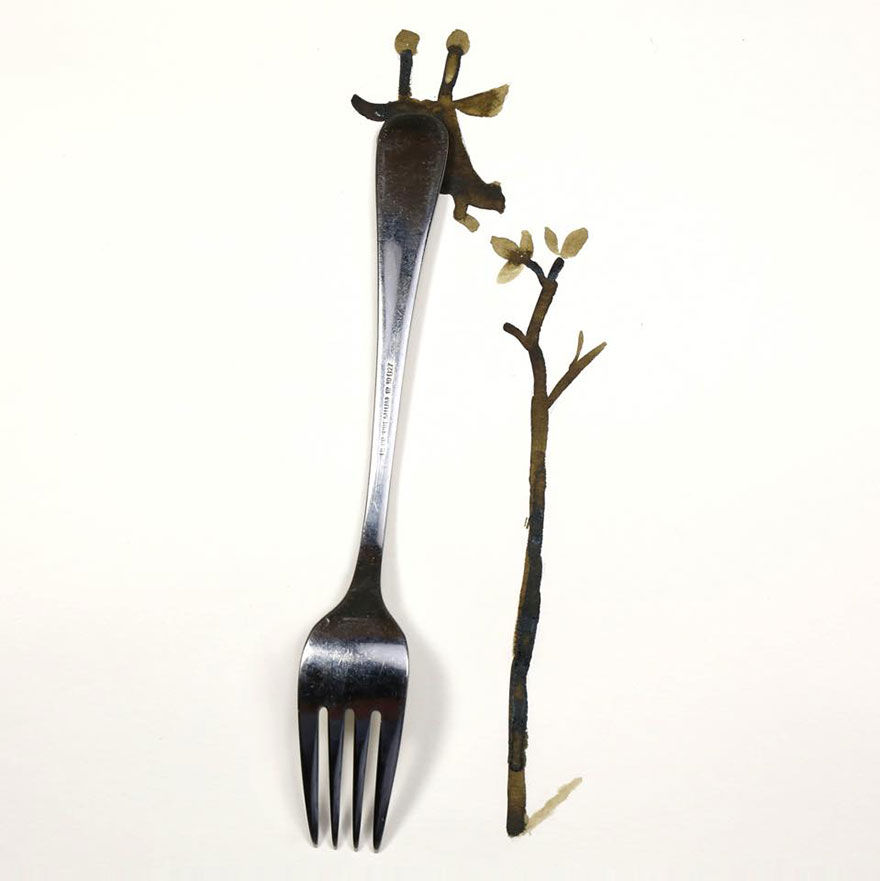 every day object illustration christopher niemann 3 20 Artistic Drawings Completed Using Everyday Objects
