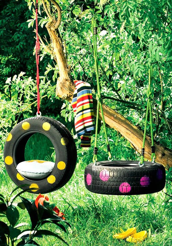 upcycled tires recycling ideas interior design 31  605 20 Clever Recycling Ideas For Old Used Tires