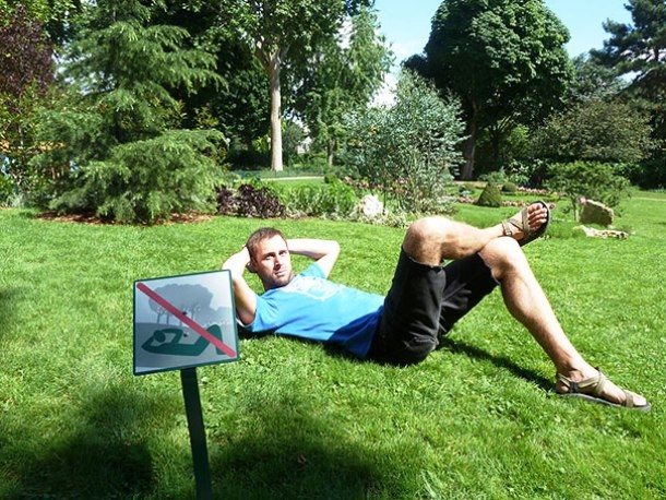 www.boredpanda.com first world anarchists funny rebels 1 610x458 20 Rebellious Photos That Clearly Defies Given Rules
